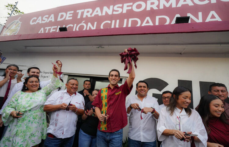 Gino Segura abre la“Casa de la Transformación” en Chetumal