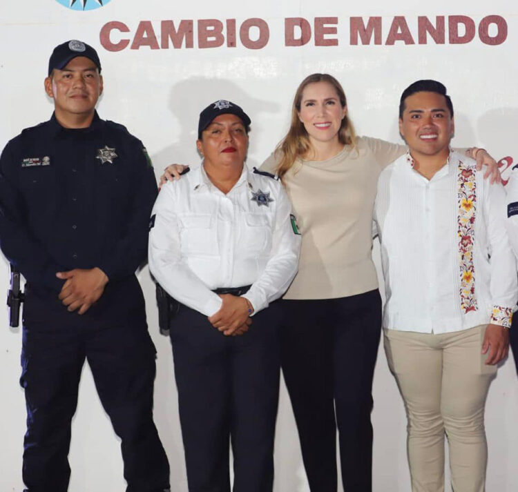 Encabeza Atenea Gómez cambio de mando en Seguridad Pública