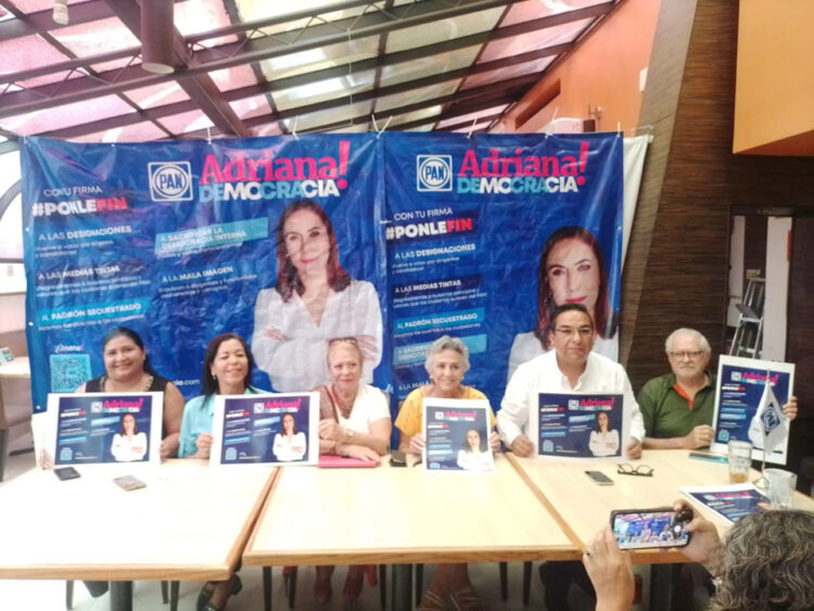Apoyan panistas de Cancún a Adriana Dávila para líder nacional