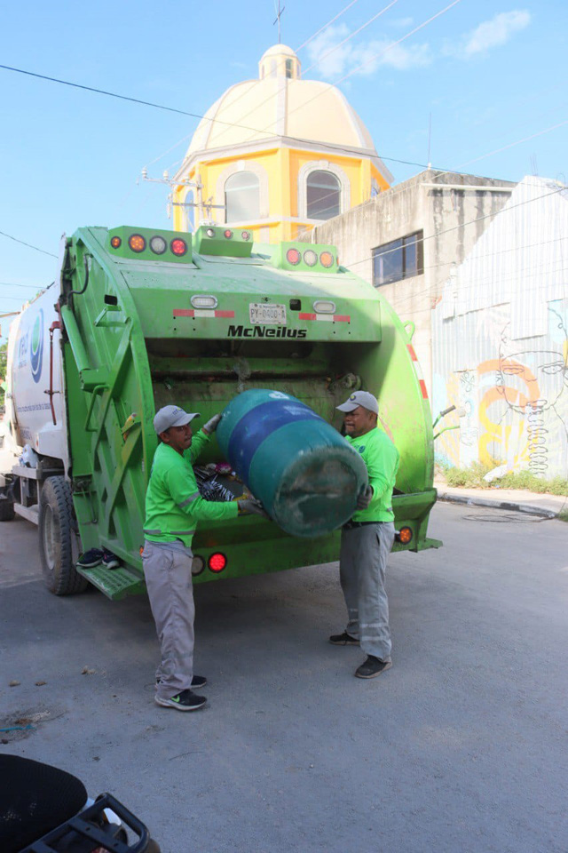La recolección de desechos en Puerto Morelos ya se presta en forma regular
