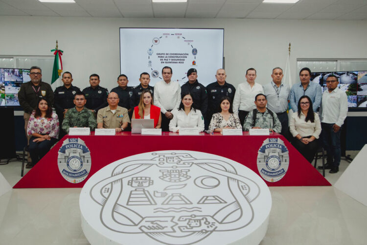 Reunión presencial en Playa del Carmen de la Mesa de Seguridad Coordinación regional