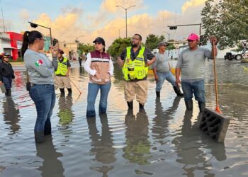 Solidaridad activa protocolos de emergencia tras lluvias de la tormenta tropical “Sara”