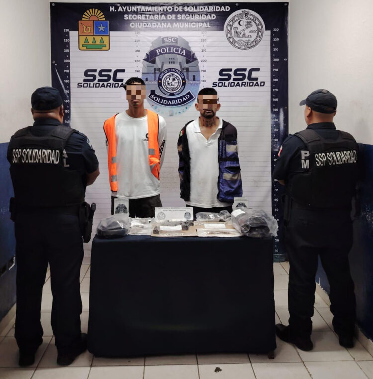 Dos detenidos en Playa por presunto narcomenudeo