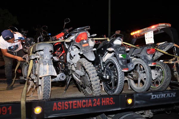 89 las motos remitidas