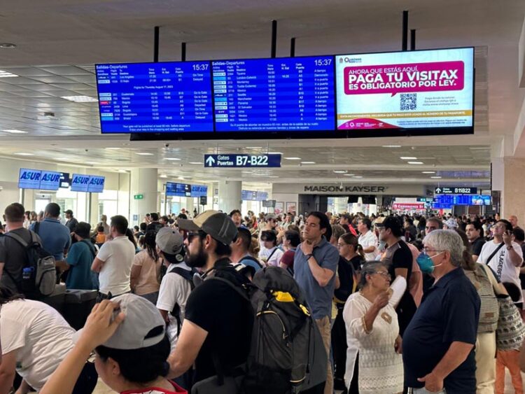 Programó el Aeropuerto de Cancún 518 operaciones para hoy