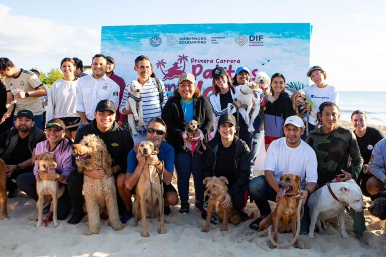 Gobierno de Solidaridad realiza la "Primera Carrera Patitas en la Playa”