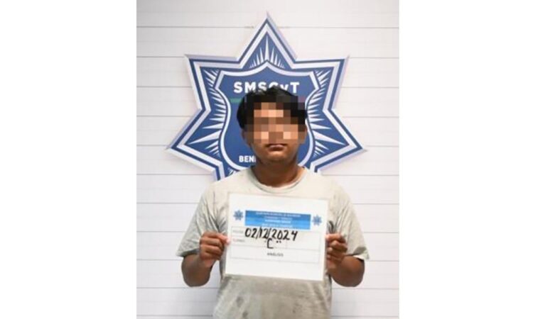 Sujeto es detenido por robo en Cancún