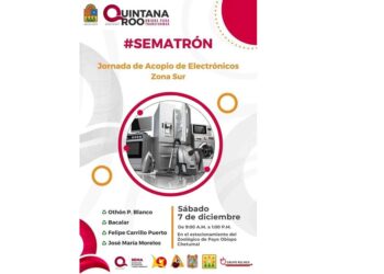 Anuncia Sema Jornada de Acopio de Residuos Electrónicos “Sematrón”