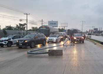 Dos accidentes en el mismo punto ocasionan problemas en la Colosio