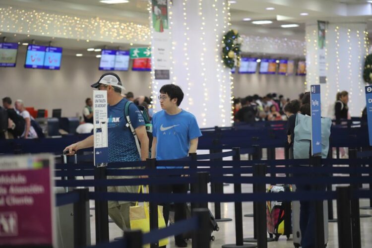 Programó hoy el Aeropuerto de Cancún 582 operaciones