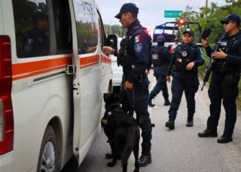 El “Operativo Blindaje Riviera Maya” refuerza seguridad en la vía Playa-Tulum