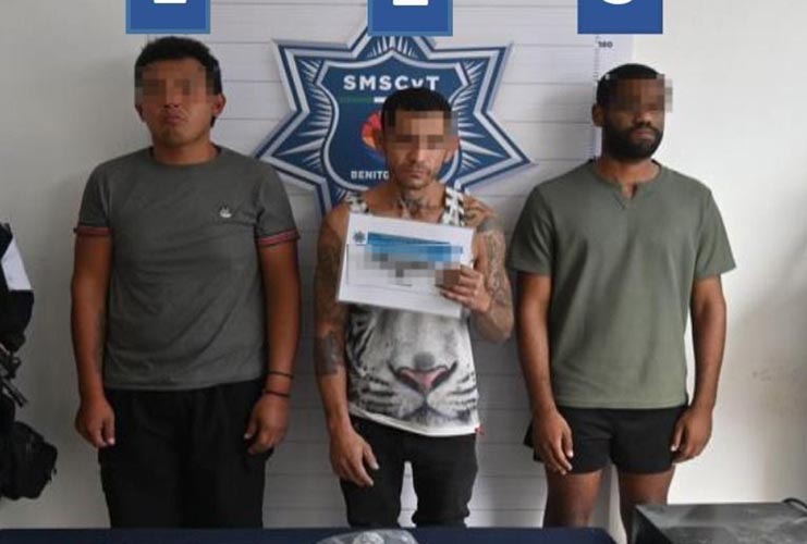 Detenidos por robo a casa-habitación