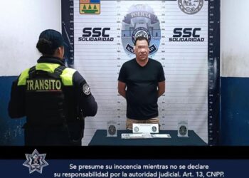 Detenido conducía un auto con reporte de robo
