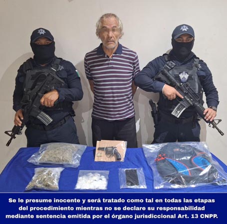 Caen en Tulum con droga