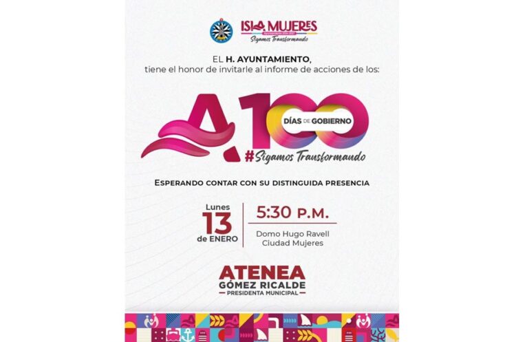 Atenea Gómez Ricalde presentará informe de resultados en Ciudad Mujeres