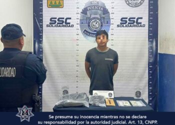 Detienen a hombre acusado de robo con arma blanca en Playa del Carmen