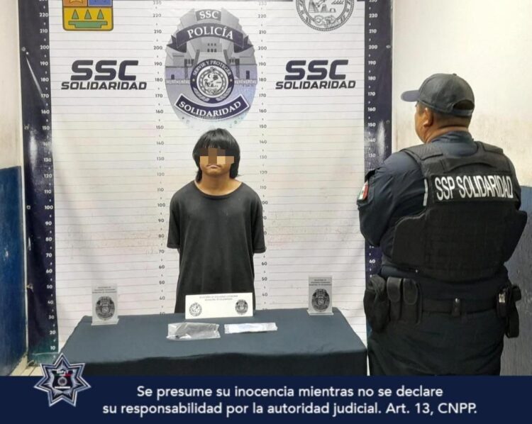 Detienen a un hombre por presunto robo en Playa del Carmen