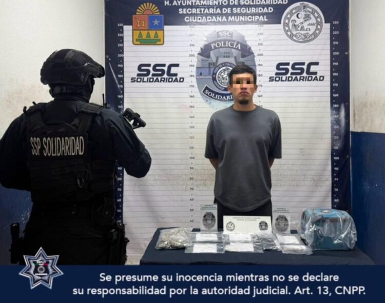 Aprehenden con 37 dosis de droga a narcomenudista en Playa