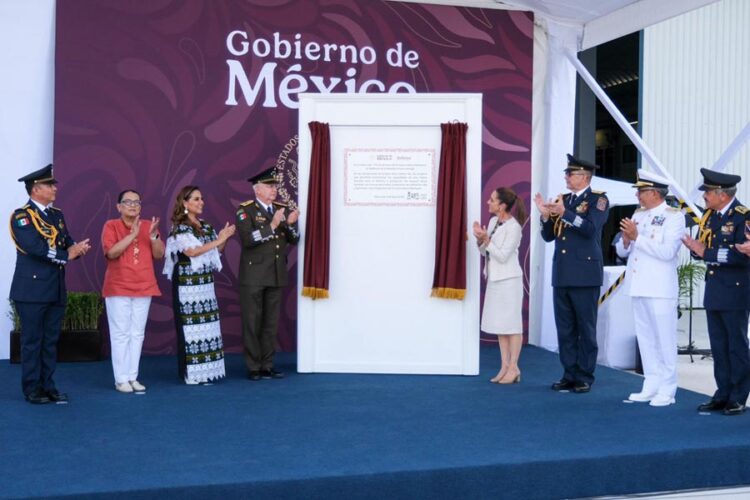 Mara Lezama, presente en la inauguración de Base Aérea Militar