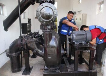 Invierten en la rehabilitación de cárcamos pluviales de las Salinas