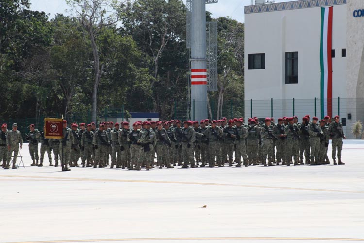 Claudia Sheinbaum inaugura la Base Aérea Militar No. 20 en Tulum