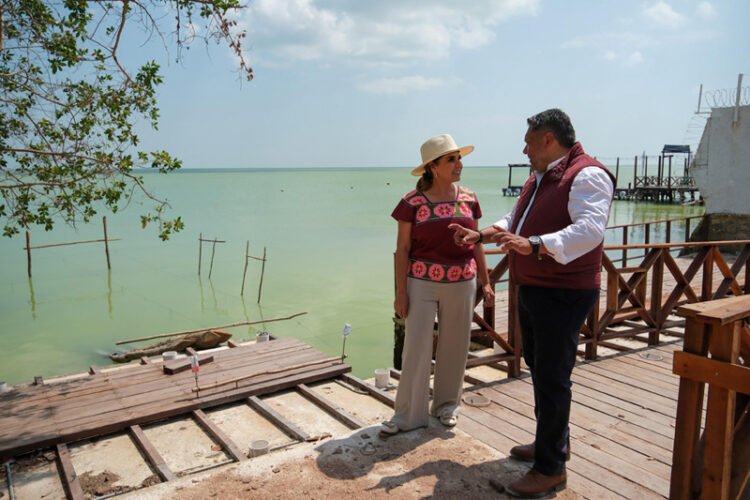 Avanzan trabajos de rehabilitación en la zona costera de Calderitas