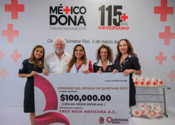 Pone en marcha la Gobernadora la colecta anual de la Cruz Roja