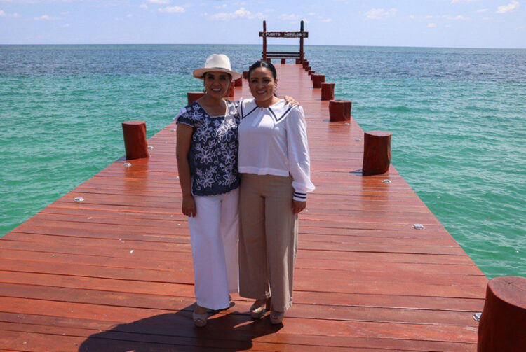 Entregan Mara y Blanca Merari renovado muelle de pescadores