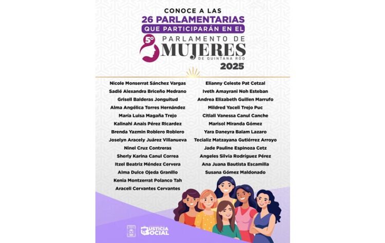 Quintana Roo se Prepara para el Parlamento de Mujeres