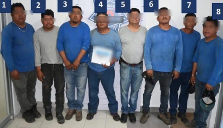 Ocho detenidos por robar cable de Telmex