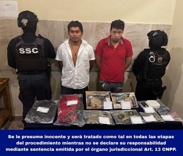 Son detenidos en Tulum dos presuntos miembros del CJNG