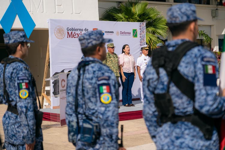 Instalan módulo de canje de armas en el Palacio Municipal de Cozumel