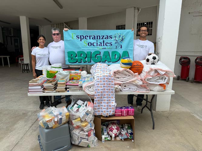 Club Rotario Cancún y Esperanzas Sociales donan insumos al Centro Penitenciario