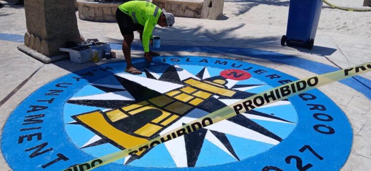 Malecón y playas de Isla Mujeres lucen su mejor cara con trabajos intensivos del Ayuntamiento