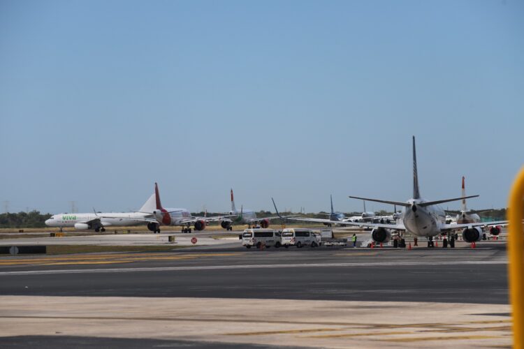 Aeropuerto Internacional de Cancún registra 516 operaciones este día