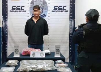 Cae en Playa del Carmen un presunto narcomenudista