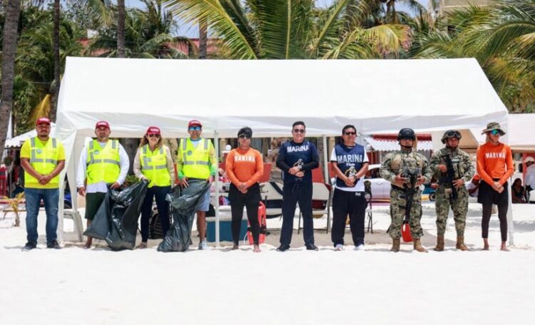 Continúa operativo integral de Semana Santa en Isla Mujeres