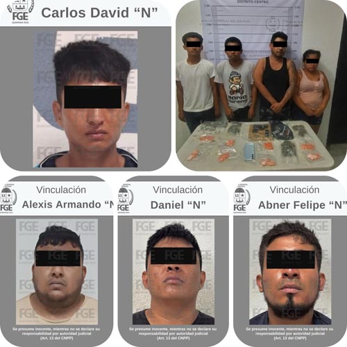 Vinculan a proceso a ocho individuos por narcomenudeo