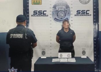 Detienen a mujer en posesión de drogas