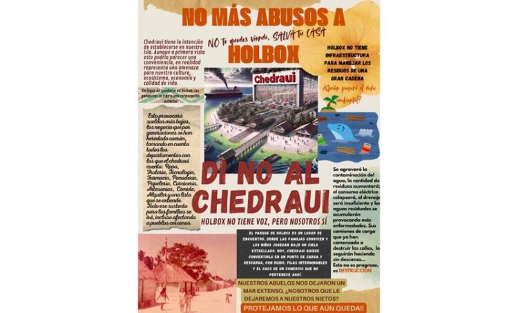 Holbox se planta: rechazan llegada de Chedraui Selecto