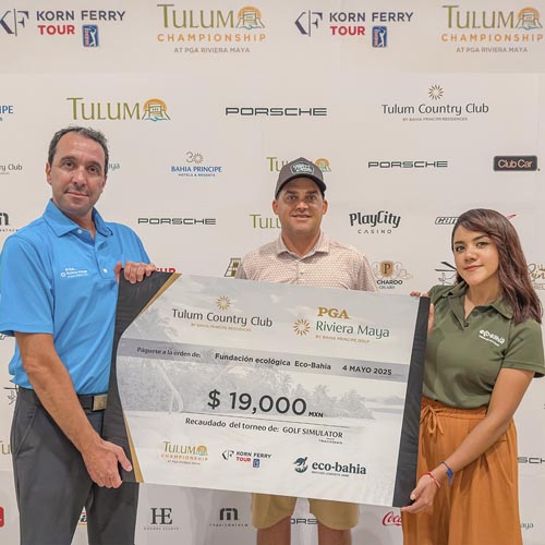 Fundación Eco-Bahia Brilla en el Tulum Championship 2025 con Iniciativas Ambientales