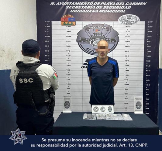 Estadounidense, detenido por narcomenudeo