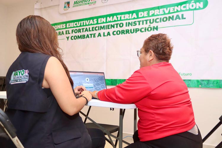 Avanza presentación de declaración patrimonial en Puerto Morelos