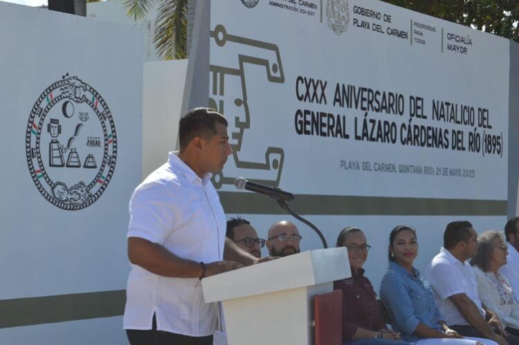 Conmemora el 130 aniversario del natalicio de Lázaro Cárdenas del Río