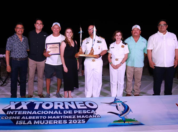 Con Cena de Capitanes arranca en Isla Mujeres el XX Torneo Internacional de Pesca “Cosme Alberto Martínez Magaña”