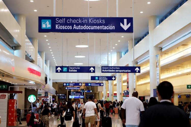 Aeropuerto de Cancún reporta para este día 413 operaciones