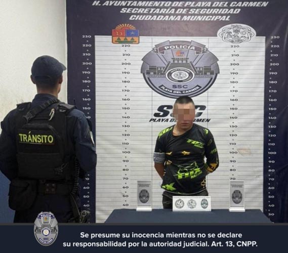 Se puso agresivo con policías y acabó detenido