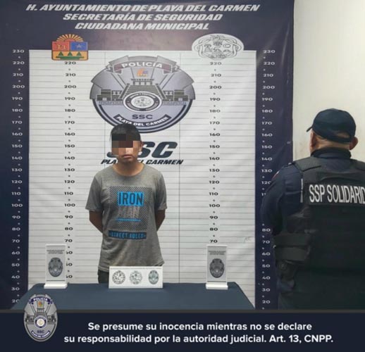 Detienen a hombre por golpear a su pareja mientras sostenía a su bebé