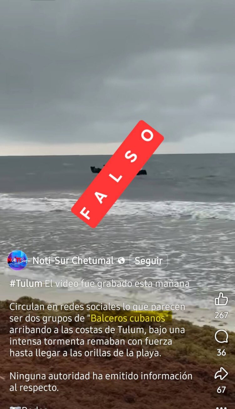 Confunden a deportistas con balseros en Tulum: aclaran malentendido