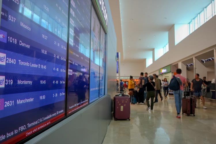 Aeropuerto de Cancún conecta hoy con más de 60 destinos internacionales y 20 nacionales
